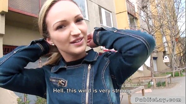 Download Video - Blonde Hungarian amateur bangs big dick outdoors