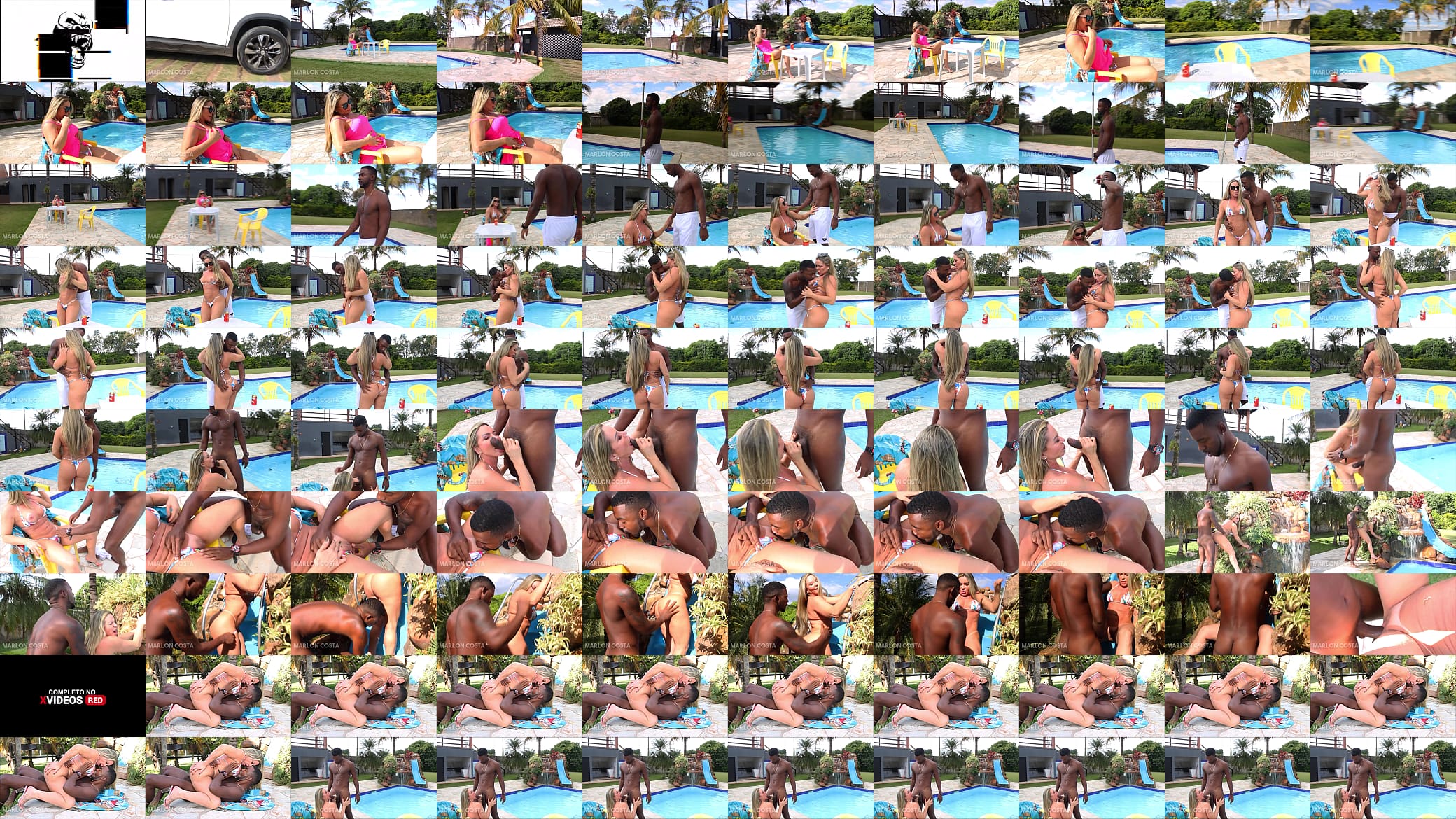 Loira safada esperou o marido corno sair pra trabalhar e deu pro piscineiro pauzudo - Cleo Cadillac 预览图