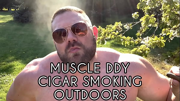 Smoking my cigar outside