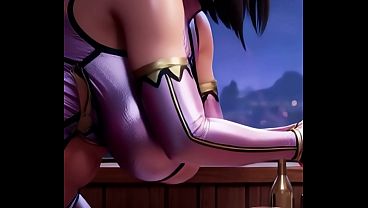  Mileena X Johnny Cage   FAT ALITY   Intro Tease [Vertical SFW] (AI Generated)