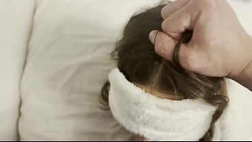 I Woke Up My Latina Stepsister in Pajamas - Real Moans