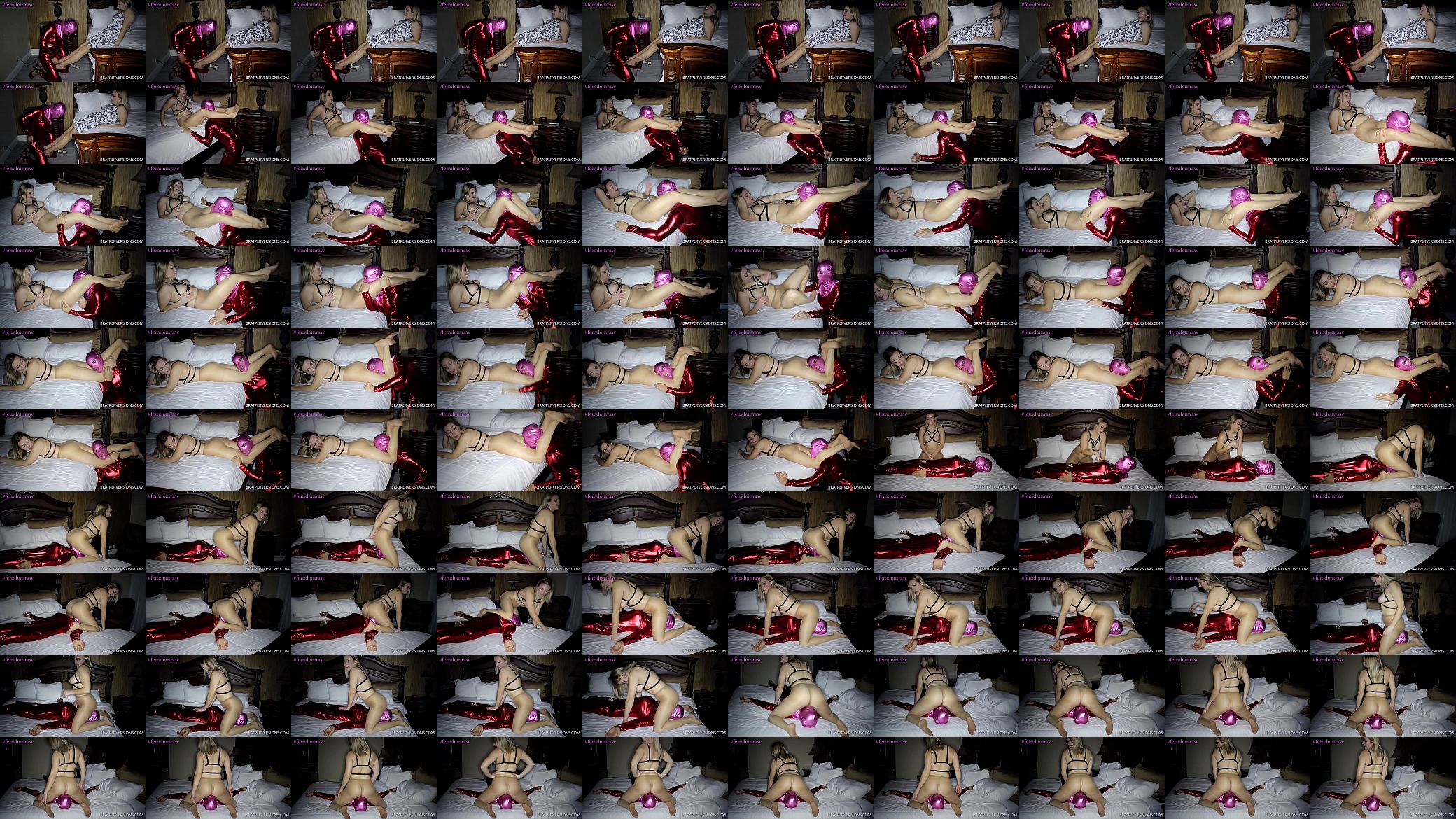 Pantyhose Domination: Blonde&#039;s Femdom  Initiation 预览图