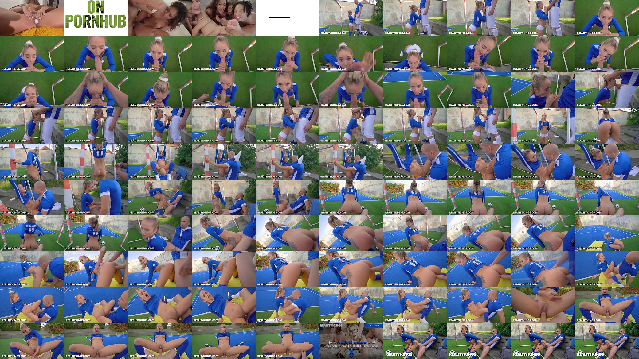 Blonde Goddess (Geishakyd) Is Bored Of Football Exercises Takes A Ride On Her Coaches Cock - Reality Kings 预览图