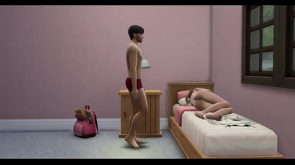 After arguing with his wife, dad fucks his stepdaughter