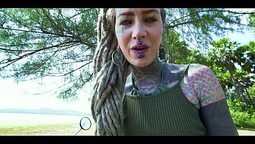 Public Solo Anal - Massive Gape, Prolapse, Squirt on Motor Scooter