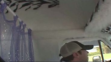 Brunette gets fucked hard in the ass