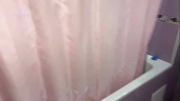 Somebody shooted me on cam while I was washing my hairy pussy in the shower