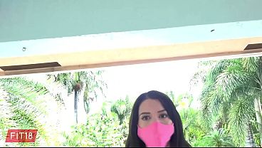 FIT18 - Riley Jean - Half Japanese Teen Is Checked For COVID Before Casting
