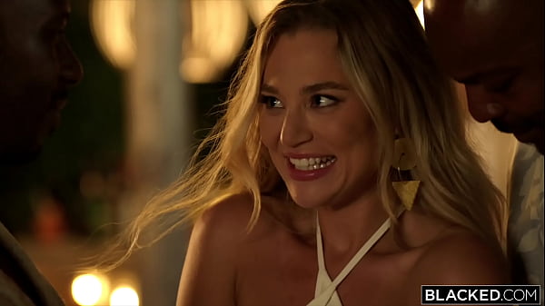 BLACKED Curvy Blonde Blake Blossom Takes On 2 Huge BBCs For First Time Ever