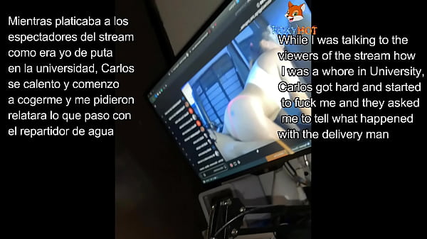He fucks me and they make me relate what happened with the delivery man during the stream at only for fans site