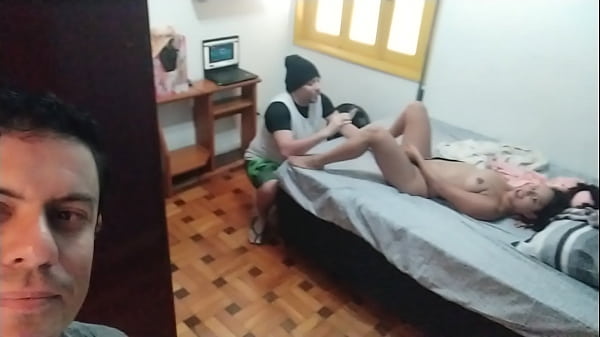 Porn recording with them - Bluezao Youtuber - Ela Baez - Joy Cardozo