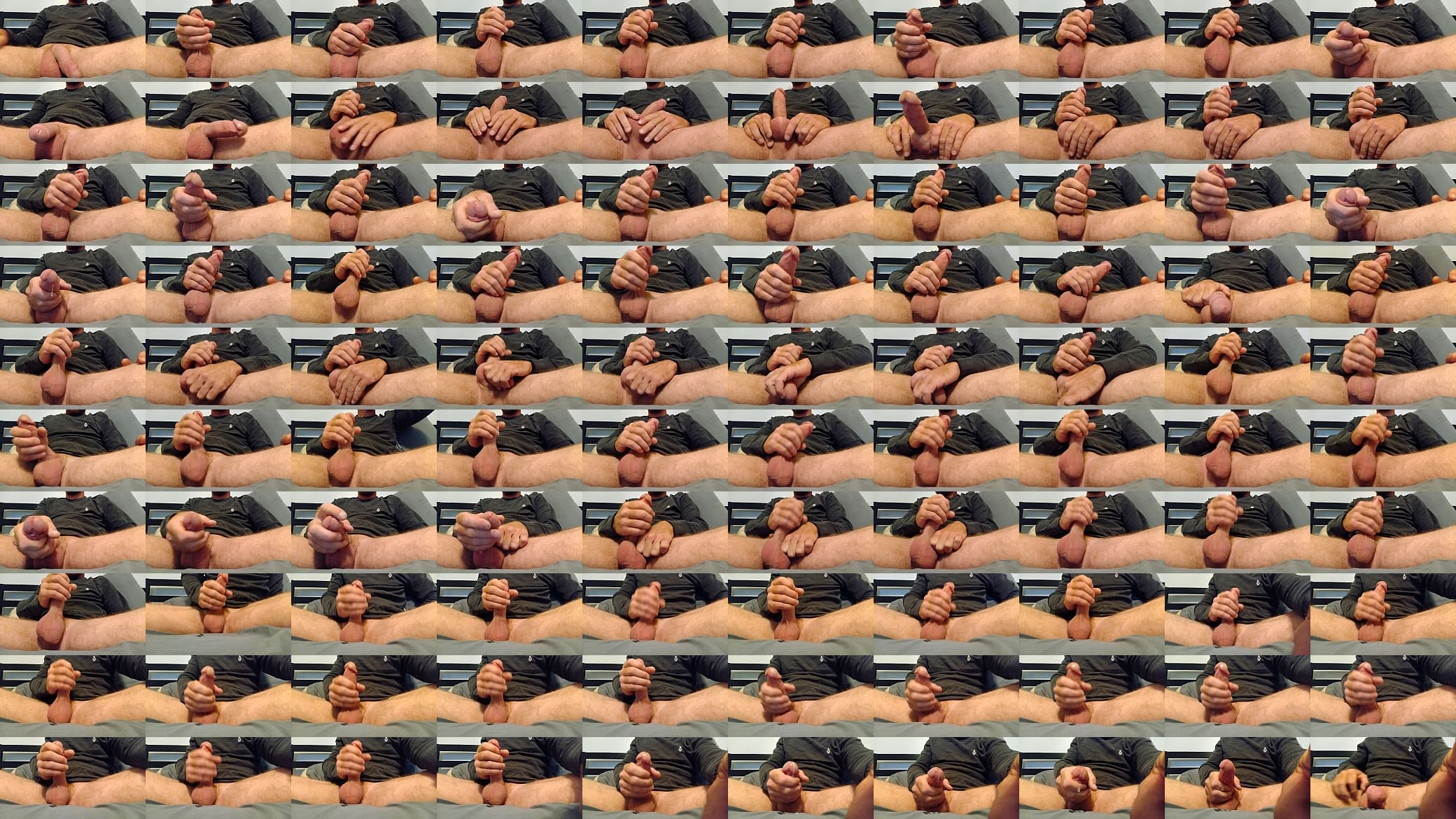 Stroking my cock until I shoot cum 预览图