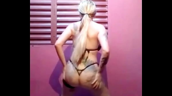 Mary Chilli stripping at the window