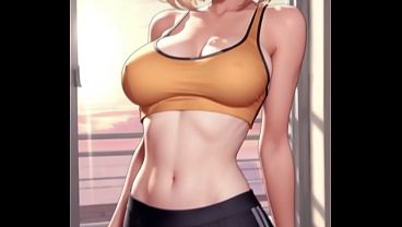巨乳で淫乱なコーチは、お気に入りの生徒に自分のマンコをめちゃくちゃにしてほしいと思っている - AI生成コンテンツ