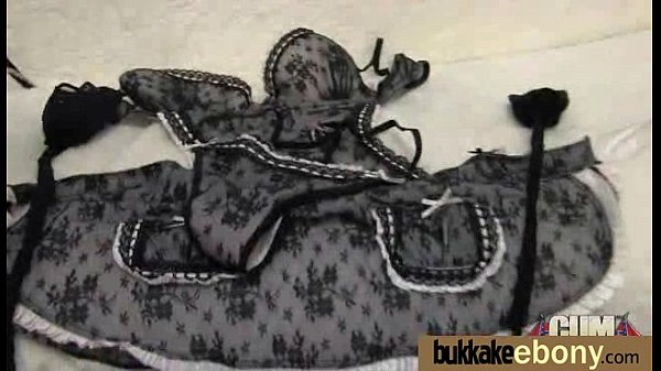 Hot ebony chick love gangbang interracial 17