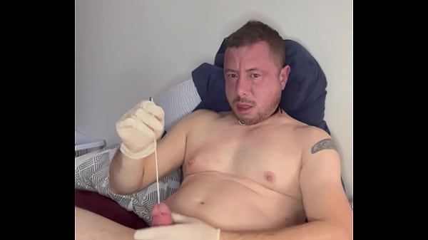 Download Video - Gloves Up and Urethral Sounding Toy for Bigguy