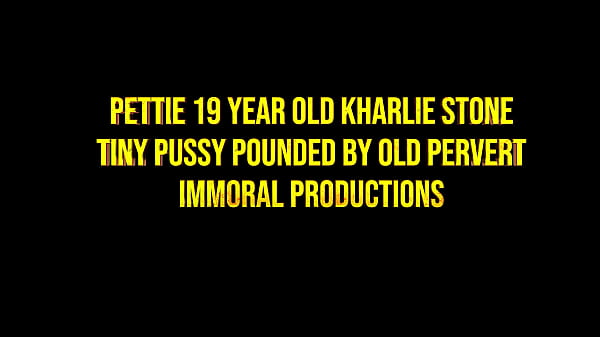 Kharlie Stone's First Rough Fuck, Screaming Orgasm On Zane's Cock!