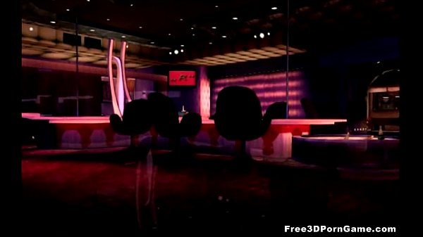 Une Blonde Sexy En 3D Se Fait Baiser Par Un Étalon En Ébène