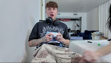 The guy masturbates the girl