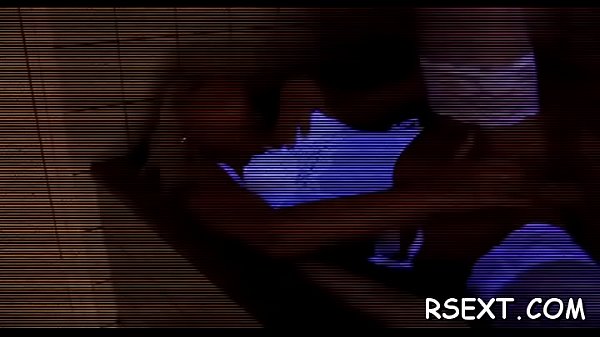 Sexy darksome hooker sucks a white big pole and gets licked hard