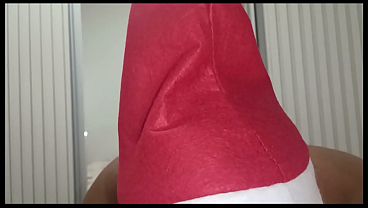 Ganhando um cuzinho de natal