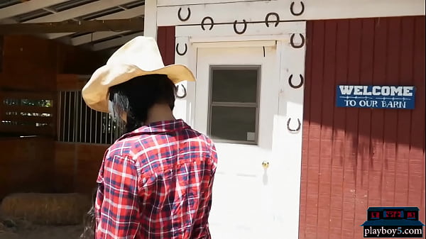 Download Video - Curvy black MILF Briana Ashley strips outdoor on a farm