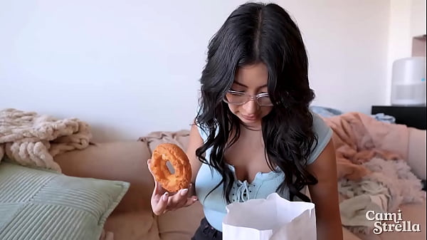"Step bro, please GLAZE my donut with your CUM" - Cami Strella x Lev Lieben