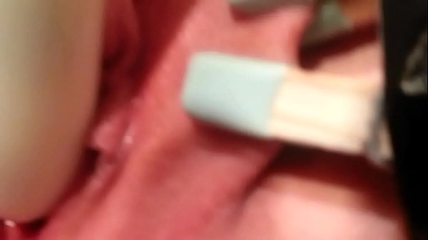 My Sluts Pussy Clothes pinned and Taped open Pt2