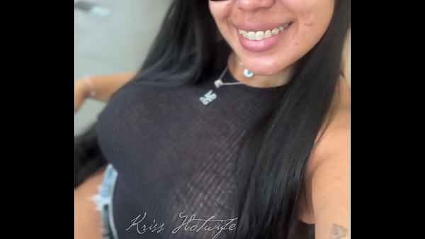 Brazilian married woman with transparent clothes on a date with her male