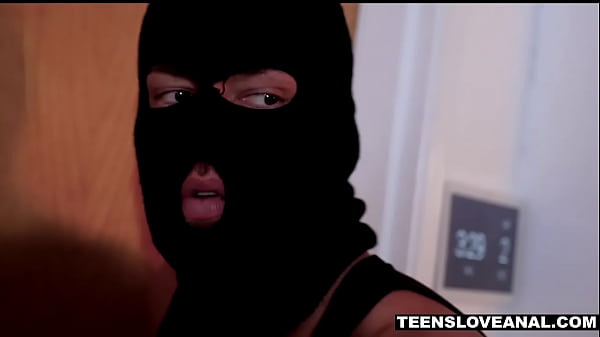 Blonde Teen Anal From Christmas Morning Intruder