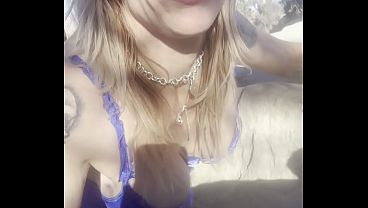 Zoey Portland gets fucked at the Grand Canyon outdoors. Stranger plays with her hot MILF pusssy thru her lace panties and she&rsquo;s cums on his dick. Cheating wive are everywhere outdoors and in public places