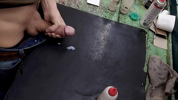 MASTURBATING on my WORKBENCH at WORK!