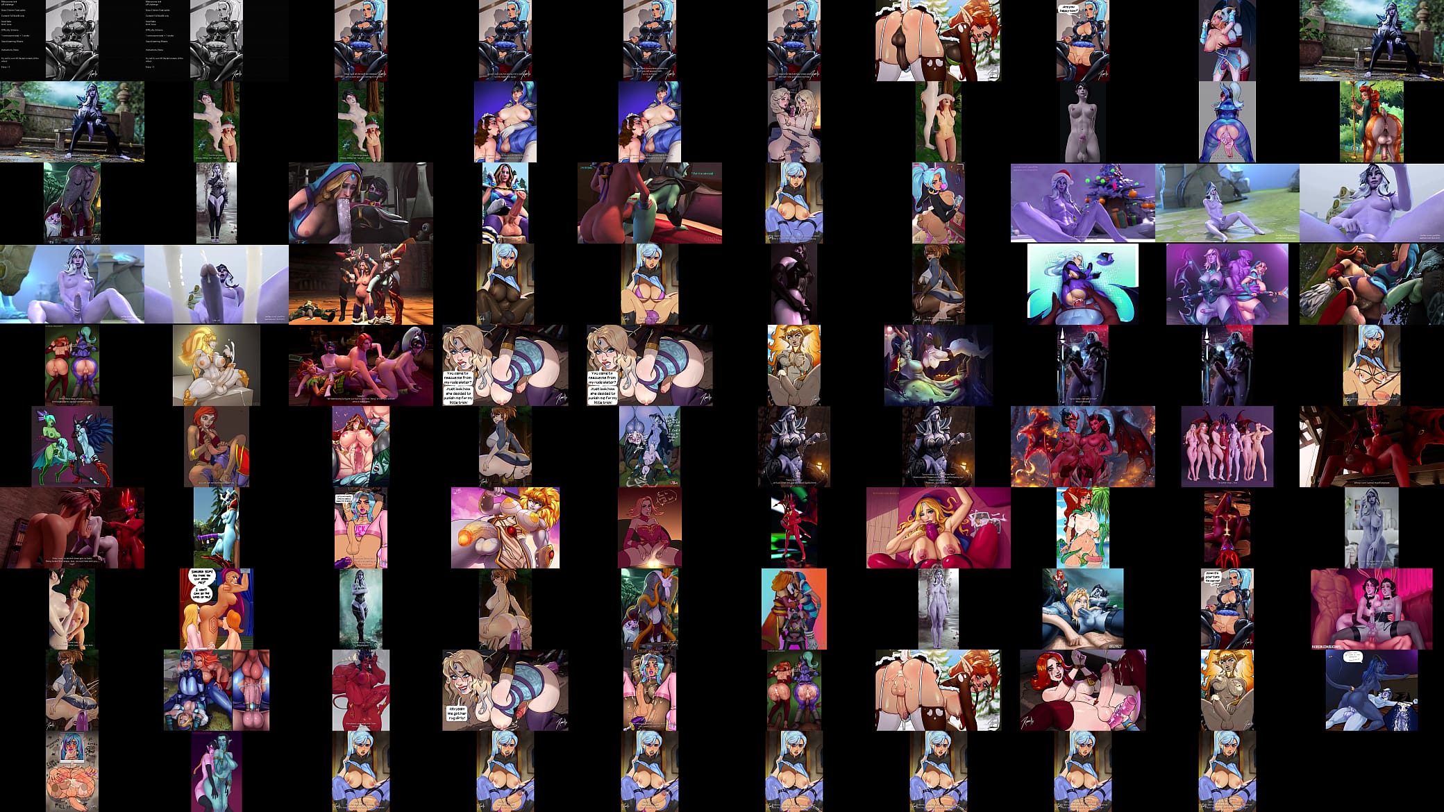 Jerk Off Challenge / Joi / Try not to cum challenge Dota 2 - Futanari joi 预览图