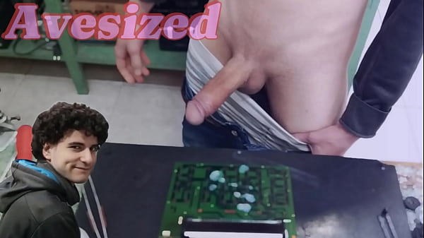 I BLAST A MASSIVE CUMSHOT ON a CLIENT'S MACHINE...