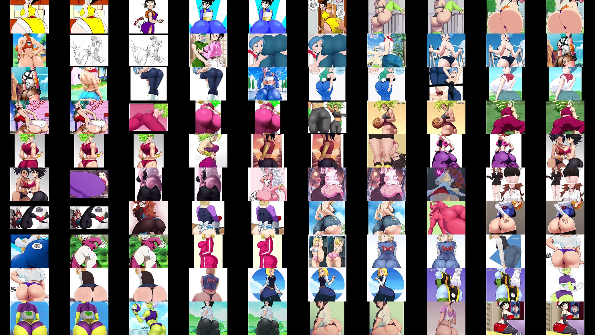 Dragon Ball Ass Compilation (SFWish) 预览图