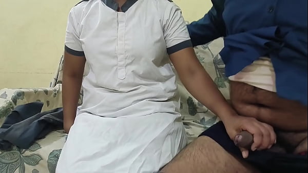 Sir called the beautiful young studying girl of the village to his house and fucked her hard