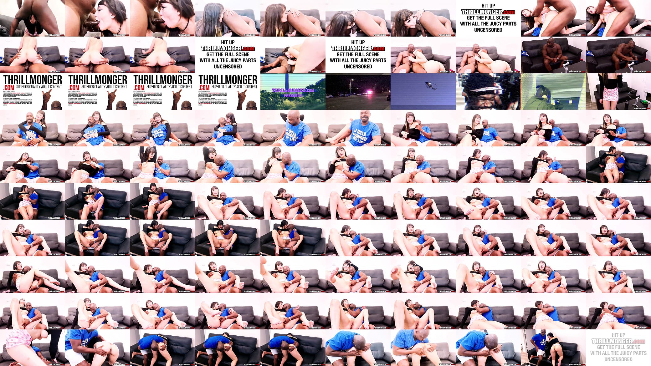 Thrillys Big Black Couch - Zoey Jpeg (Tall Thick Booty Latina Eats Ass and Takes Multiple Creampies From Thrillmonger&#039;s Big Black Dick) 预览图