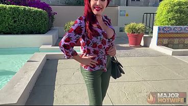 Sexy Vanessa Curvy Redhead Hot Hotel Tryst with Rome Major 15 min