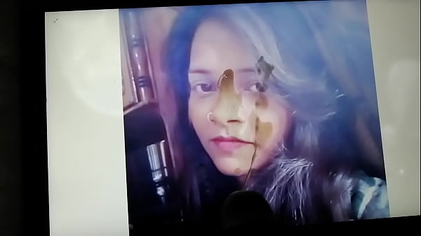 Cum tribute on a dirty slut