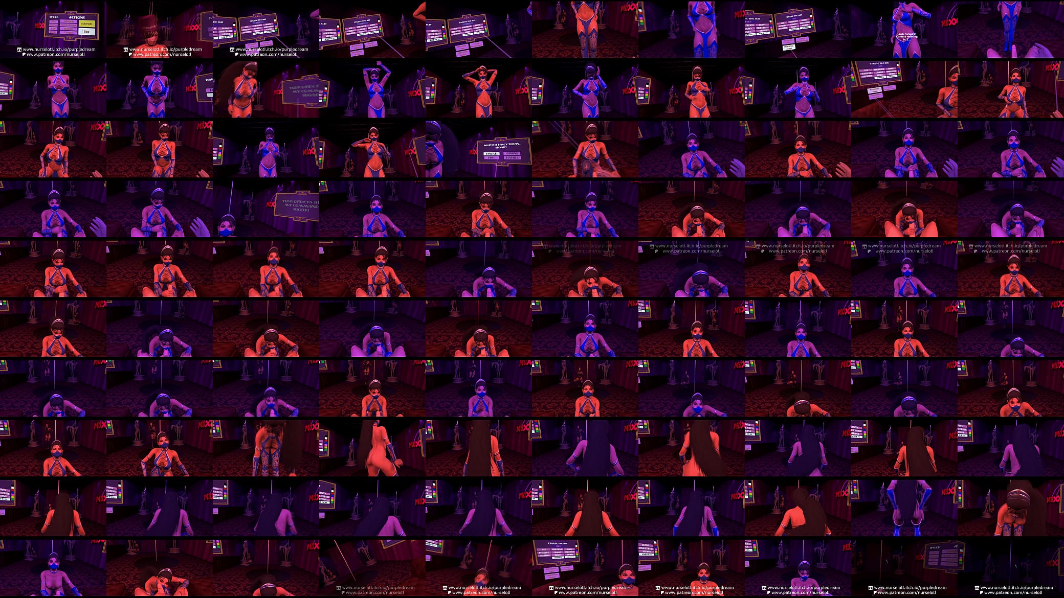 Chupada de pija de Kitana y luego cogida en club Purple Dream (Juego VR) 预览图