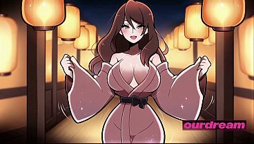 POV: Anime Babe Rides Me Under Paper Lanterns (ai-generated)